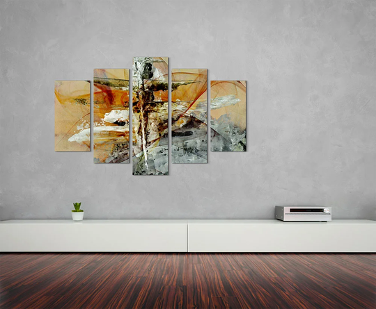 Enigma Abstract 725 Graphic Art Print Multi-Piece Image on Canvas