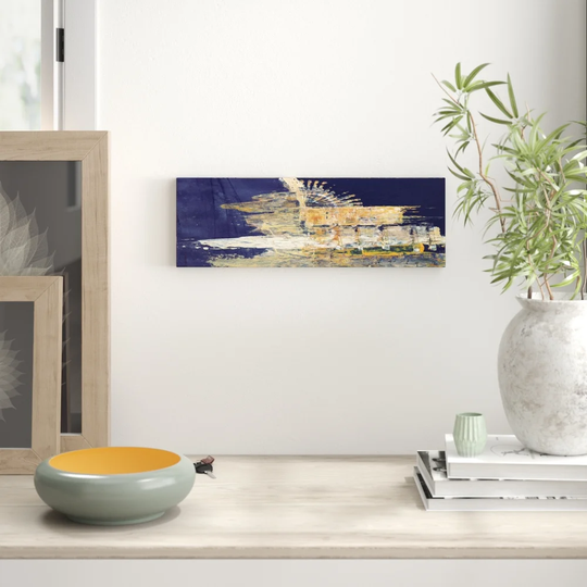 Enigma Panorama Abstract 978 Graphic Art Print on Canvas