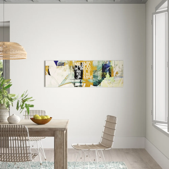 Enigma Panorama Abstract 209 Graphic Art Print on Canvas