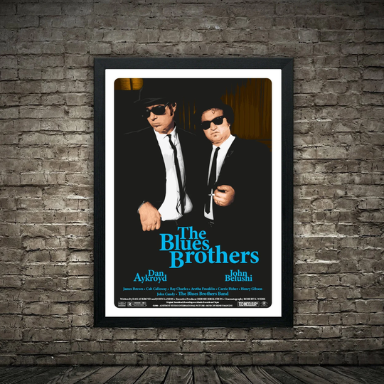 The Blues Brothers - Film Poster Chicago Music
