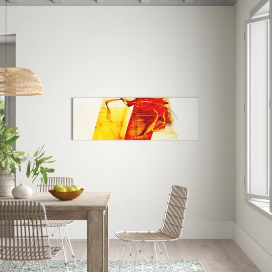 Enigma Panorama Abstract 077 Graphic Art Print on Canvas
