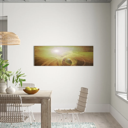 Enigma Panorama Abstract 1084 Graphic Art Print on Canvas