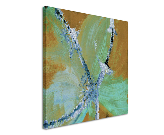 Enigma Abstract 628 Graphic Art Print on Canvas