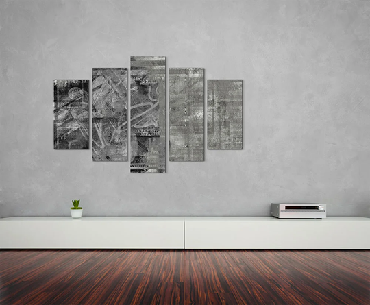 Enigma Abstract 503 Graphic Art Print Multi-Piece Image on Canvas