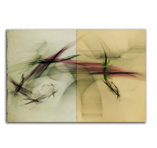 Enigma 062 Abstract Graphic Art Print on Canvas