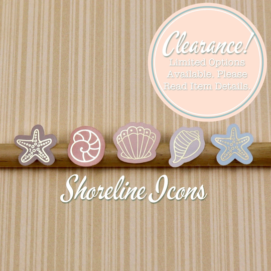 Clearance | Foiled Icon Stickers Shoreline 56 Total