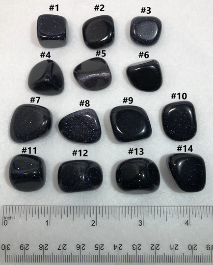 Blue Goldstone | Tumbled
