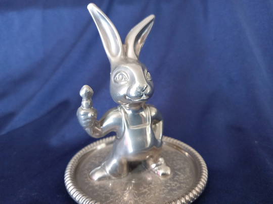 Ring Dish, Tray, Seba Rabbit, Rabbit Bunny, Jewlery Storage, Dressing Table, Boudoir, Retro Gift Idea
