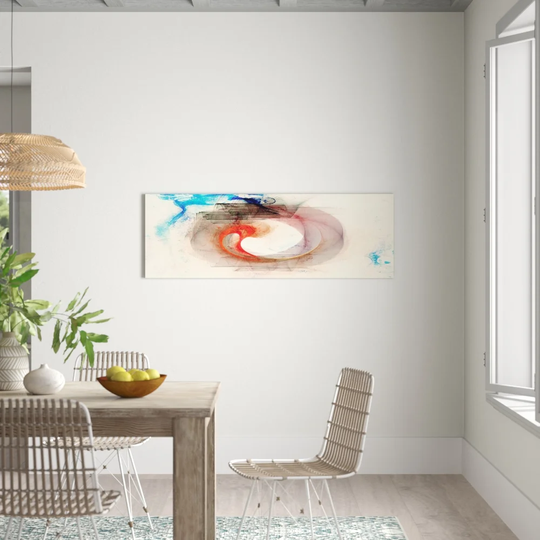 Enigma Panorama Abstract 366 Graphic Art Print on Canvas