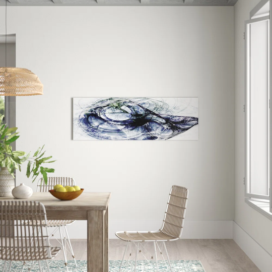 Enigma Panorama Abstract 1311 Graphic Art Print on Canvas