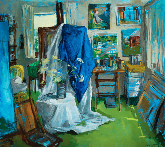 Vintage Art - "Blue Studio