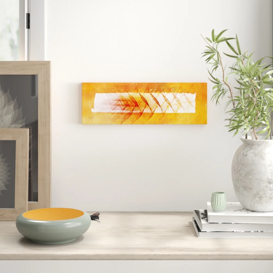 Enigma Panorama Abstract 082 Graphic Art Print on Canvas