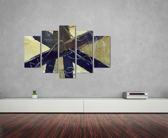 Enigma Abstract 548 Graphic Art Print Multi-Piece Image on Canvas