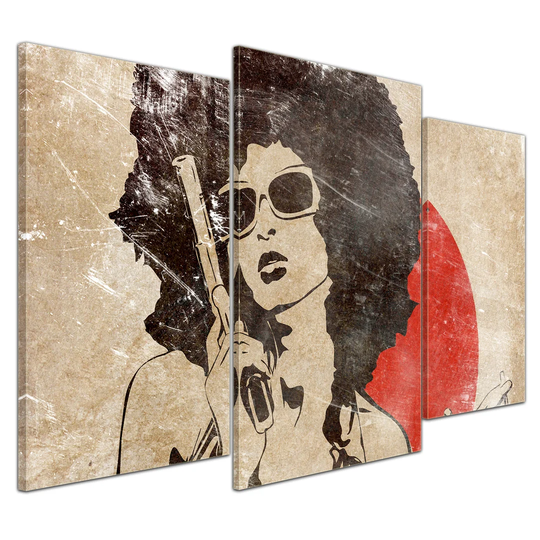 Retro Never Dies 3-Piece Graphic Art on Canvas Set