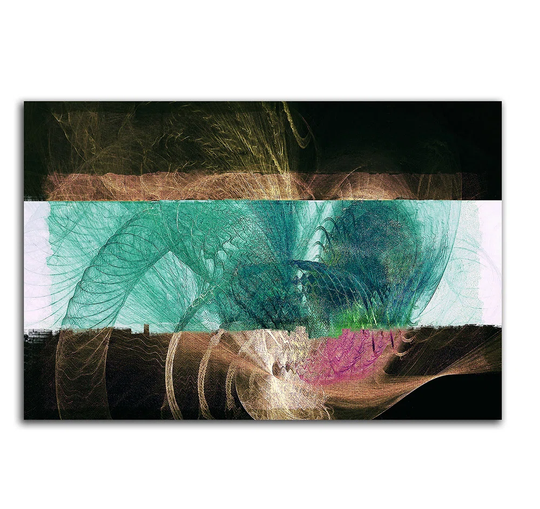Enigma 469 Abstract Graphic Art Print on Canvas
