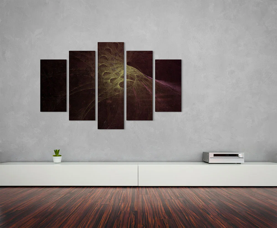 Enigma Scultpure Abstract 1120 Graphic Art Print Multi-Piece Image on Canvas
