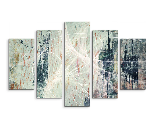 Enigma Sculpture Abstract 1220 Graphic Art Print Multi-Piece Image on Canvas