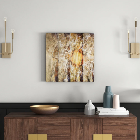Enigma 417 Abstract Graphic Art Print on Canvas