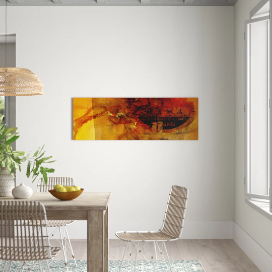 Enigma Panorama Abstract 182 Graphic Art Print on Canvas