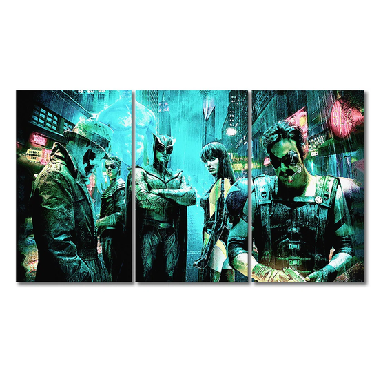 Watchmen Moment 3 Piece Graphic Art on Canvas Set