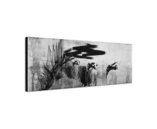 Enigma Panorama Abstract 466 Graphic Art Print on Canvas