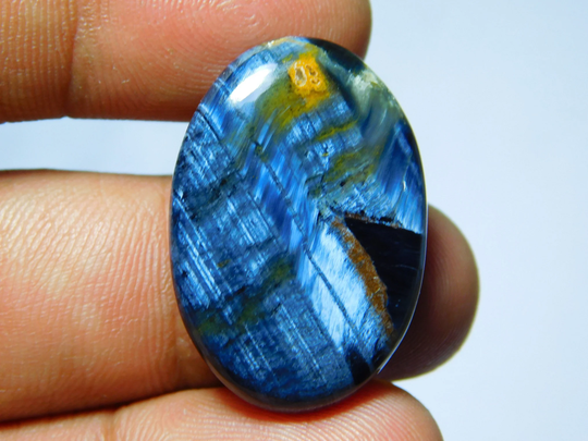 Aaa Rare Pietersite Gemstone, Natural Cabochon, Top Quality Loose Stone 25Cts.(28x19mm