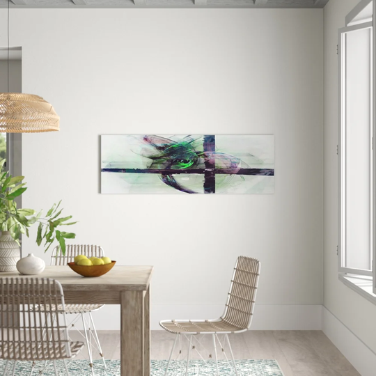 Enigma Panorama Abstract 795 Graphic Art Print on Canvas
