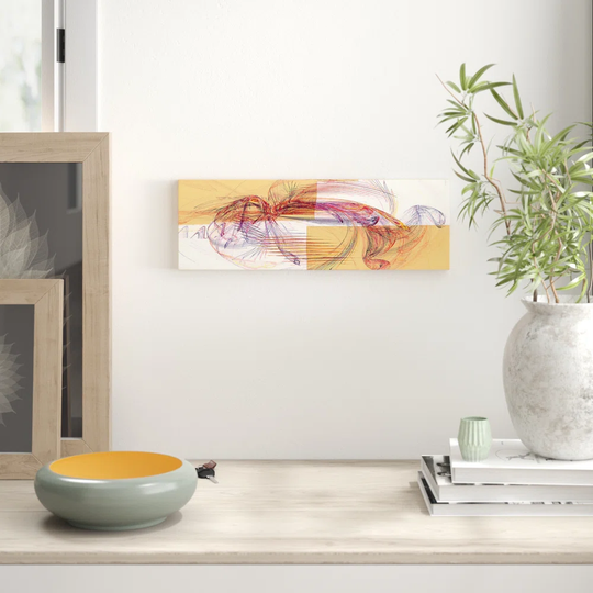 Enigma Panorama Abstract 084 Graphic Art Print on Canvas