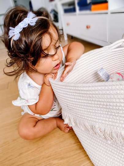 Macrame Headband, Newborn Boho Baby Nylon Photo Prop, Accessories, Baby Gift, Shower Gift