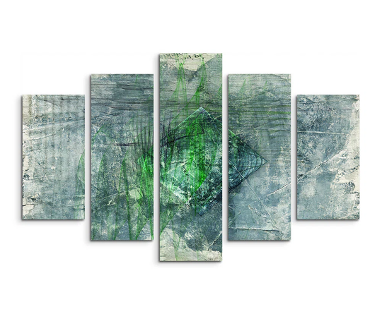 Enigma Sculpture Abstract 1393 Graphic Art Print Multi-Piece Image on Canvas
