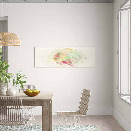 Enigma Panorama Abstract 1306 Graphic Art Print on Canvas