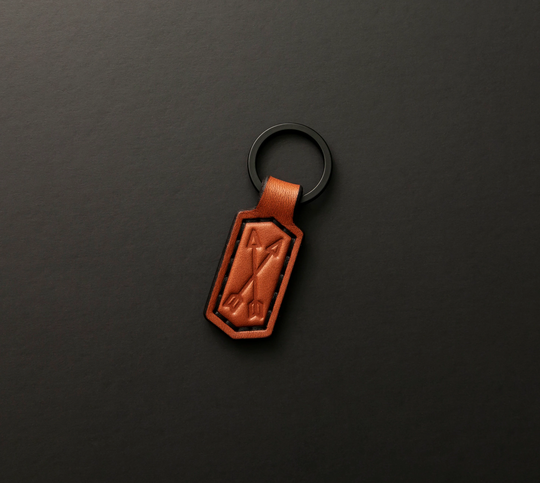 Premium Leather Keychain - Custom Arrows Key Fob