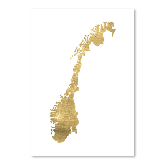 Norway by Pop Monica - Unframed Graphic Art Print on Paper