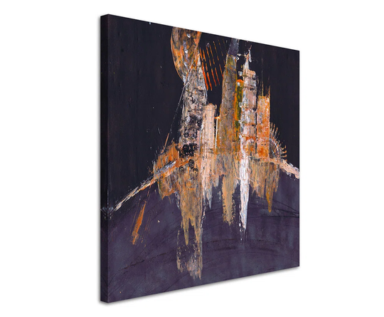 Enigma Abstract 910 Graphic Art Print on Canvas