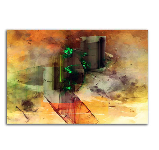 Enigma Abstract 196 Graphic Art Print on Canvas