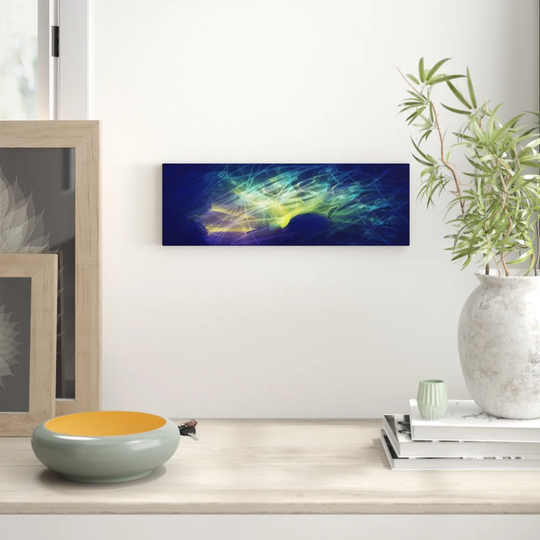 Enigma Panorama Abstract 1130 Graphic Art Print on Canvas