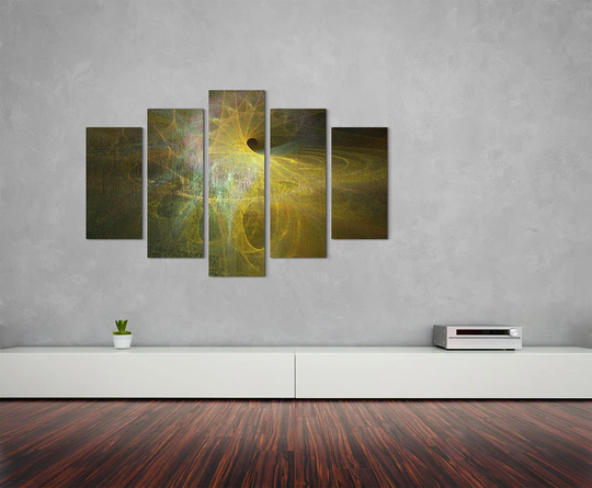 Enigma Scultpure Abstract 1153 Graphic Art Print Multi-Piece Image on Canvas