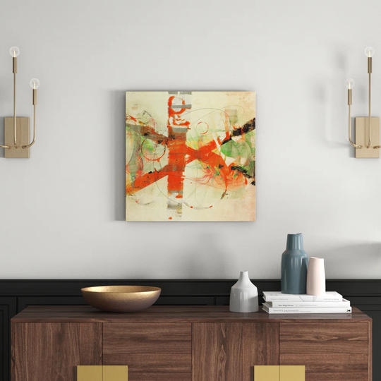 Enigma Abstract 770 Graphic Art Print on Canvas