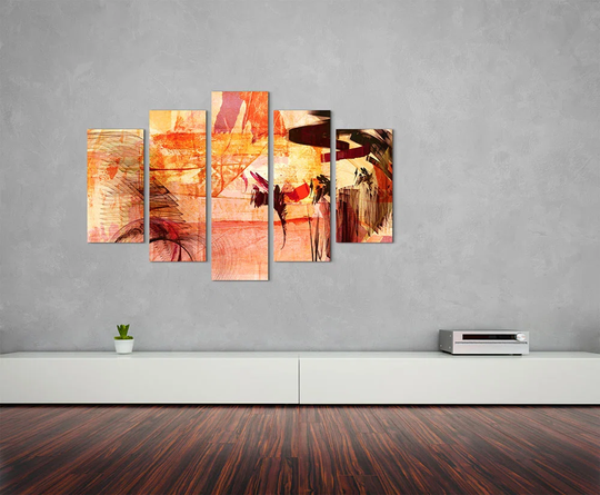 Enigma Abstract 766 Graphic Art Print Multi-Piece Image on Canvas