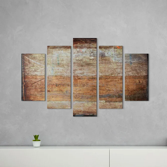 Abstract 1053 Multi-Piece Image Graphic Art Print on Canvas