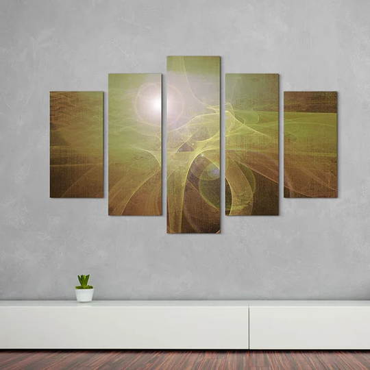 Enigma Sculpture Abstract 1084 Graphic Art Print Multi-Piece Image on Canvas