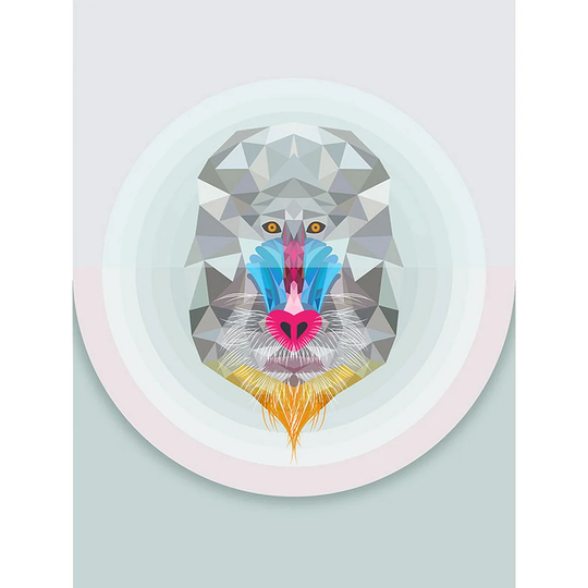 'Pavian' - Graphic Art Print on Paper