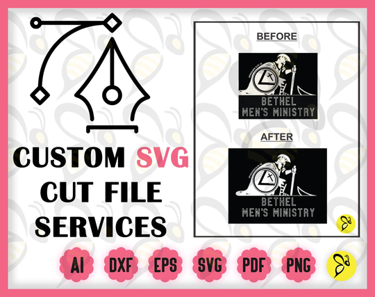 Custom Svg Cut File Services, Convert Jpg To Vector, Image Files, Logo Conversion, Illustration, Bitmap To Vector