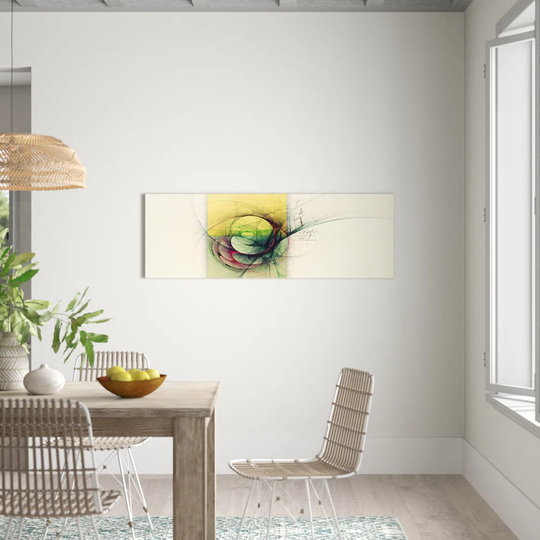 Enigma Panorama Abstract 069 Graphic Art Print on Canvas