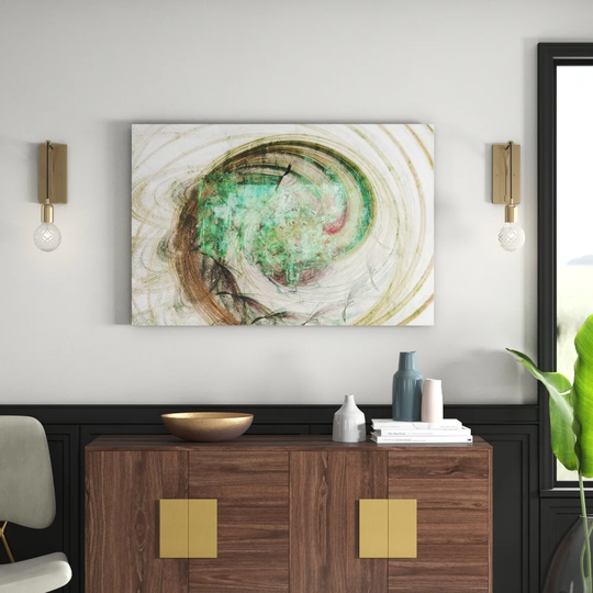 Enigma 1231 Abstract Graphic Art Print on Canvas