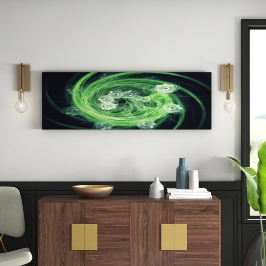 Enigma Panorama Abstract 1295 Graphic Art Print on Canvas