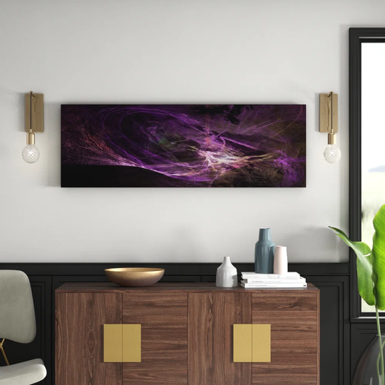 Enigma Panorama Abstract 1044 Graphic Art Print on Canvas