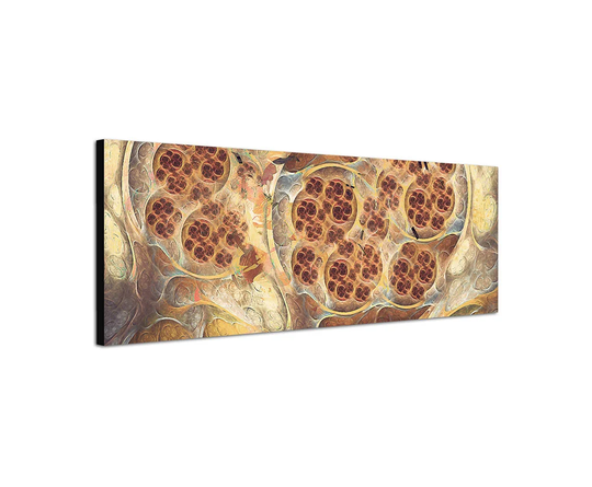 Enigma Panorama Abstract 489 Graphic Art Print on Canvas