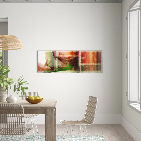 Panorama Abstract 187 Graphic Art Print on Canvas