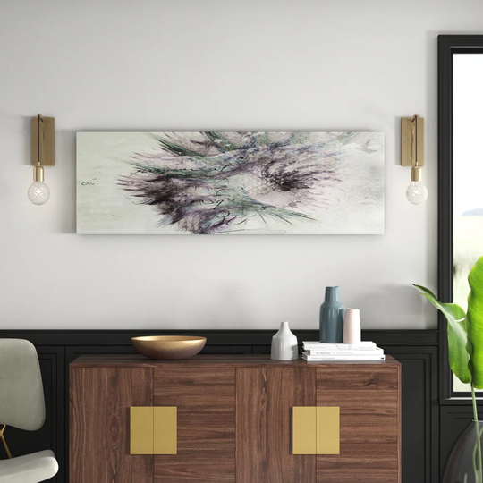 Enigma Panorama Abstract 1116 Graphic Art Print on Canvas